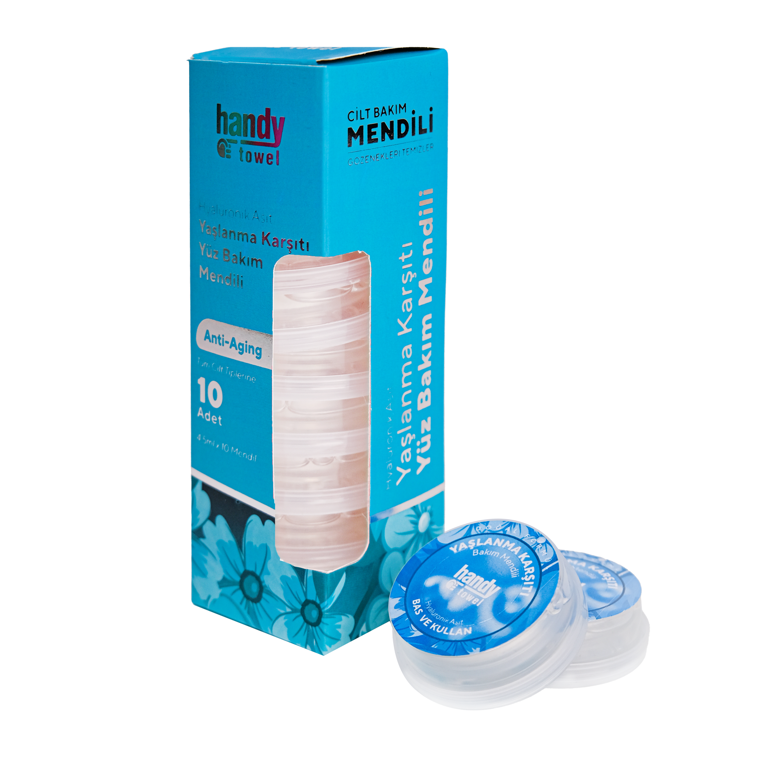 Anti-Aging Cilt Bakım Mendili 10 Adet