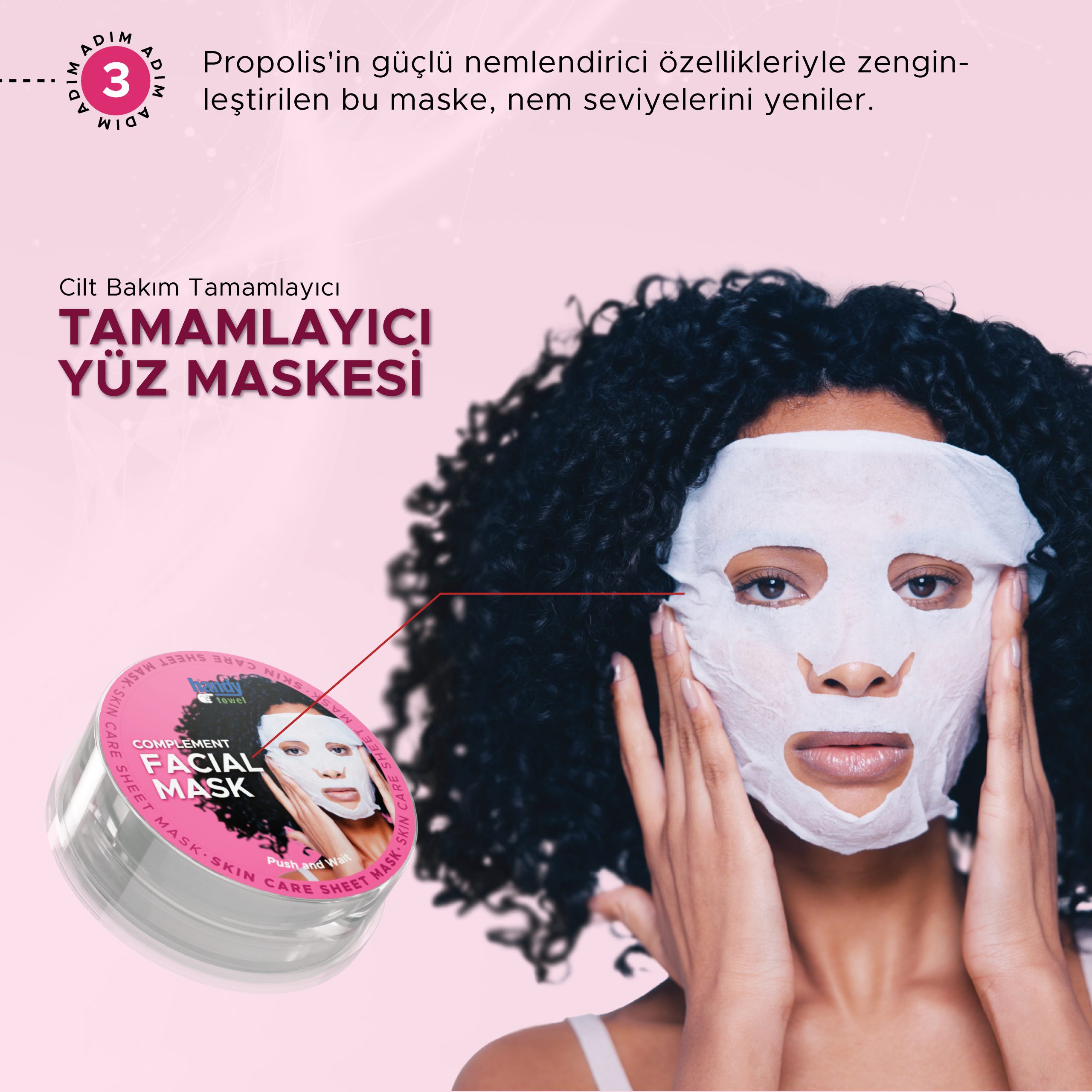 HandyTowel 3-piece Collagen Facial Care Set - Image 5