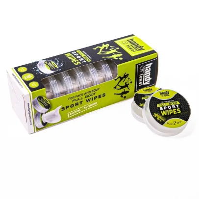 HandyTowel Classic Body Equipment Hygiene Capsule 10 X 4.5 ml Liquid 100% Cellulose Wipes
