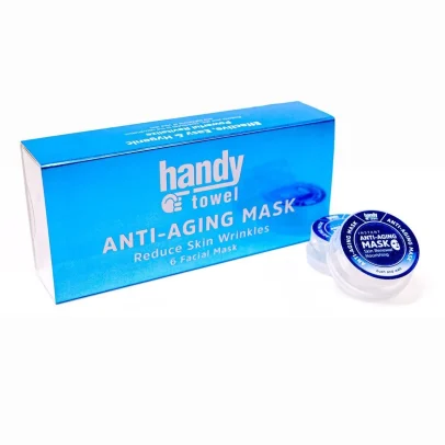 HandyTowel 6-Piece Anti-Aging Sheet Face Mask