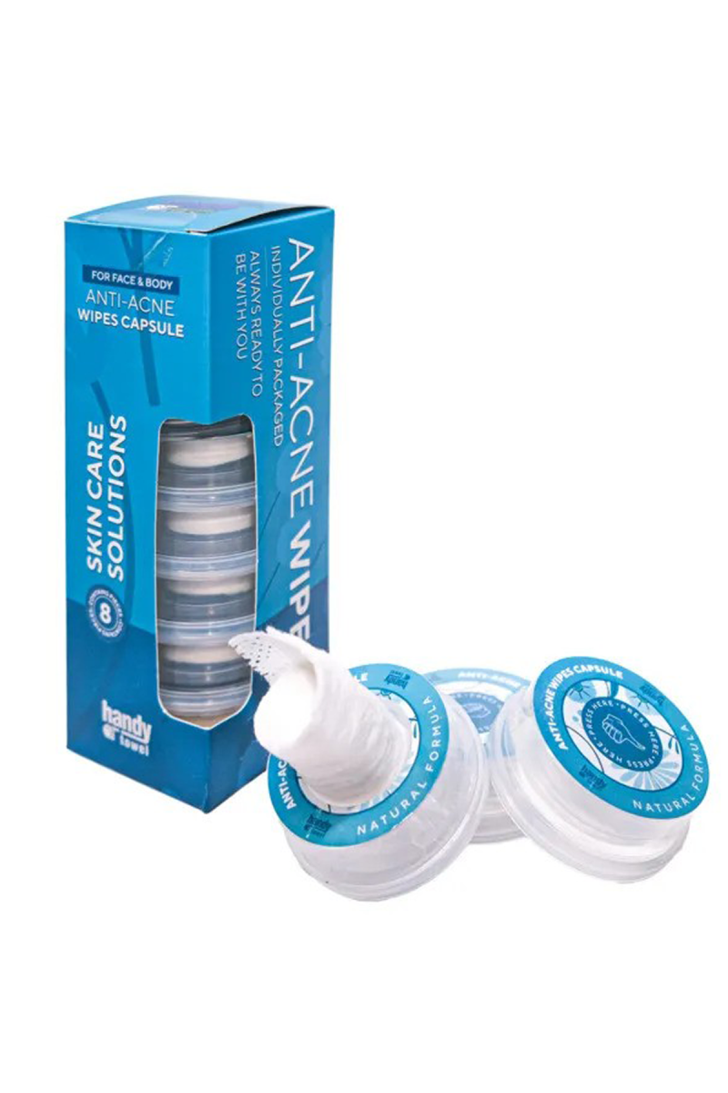 Acne Capsule - 8 X 7.5 ml - Liquid & Cellulose Wipes